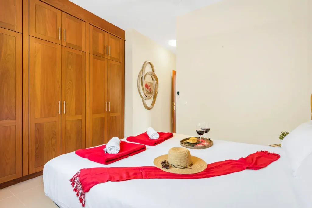 Bedroom with double bed